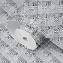 Kitchen Drawer/Cabinet Shelf Mat|PVC Material|Adjustable Size 5 Meter Roll, Grey - CDOJ1-P31-5M