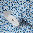 Kitchen Drawer/Cabinet Shelf Mat|PVC Material|Adjustable Size 10 Meter Roll, Blue - MDOJ3-P08-10