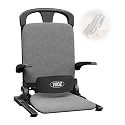 VOCIC Upgrade Electric Floor Lift for Elderly Falls, Heavy Duty Lift Chair with T-stabilized Base, Help You Get Up from Floor, Support Up to 440 LBS, AX15 (Gray)