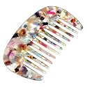 VOCOSTE Wide Tooth Comb, Anti-Static Pocket Size for Curly Hair, Multicolor