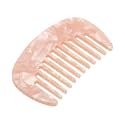VOCOSTE Wide Tooth Comb, Anti-Static Pocket Size for Curly Hair, Light Pink