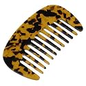 VOCOSTE Wide Tooth Comb, Anti-Static Pocket Size for Curly Hair, Brown
