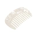 VOCOSTE Wide Tooth Comb, Pocket Size for Curly Hair, Marble White