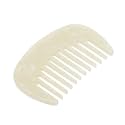 VOCOSTE Wide Tooth Comb, Pocket Size for Curly Hair, Mermaid White