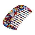 VOCOSTE Wide Tooth Comb for Women - Anti-Static Pocket Size for Curly Hair