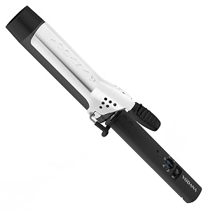 vodana professional glamwave ceramic curling iron natural curls hair curler curling wand available in usa 125 inch black