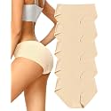 voenxe Womens Underwear Seamless Hipster,No Show Ladies Bikini Panties