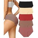 voenxe Womens Underwear Seamless Hipster,No Show Ladies Bikini Panties