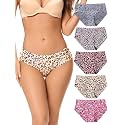 voenxe Womens Underwear Seamless Hipster,No Show Ladies Bikini Panties