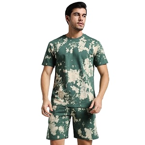 Vogaan Mens Cotton Short Sleeve Tracksuit Summer