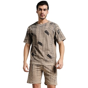 Vogaan Mens Cotton Short Sleeve Tracksuit Summer