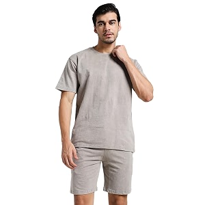 Vogaan Mens Cotton Short Sleeve Tracksuit Summer