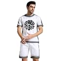 Vogaan Men39s Cotton Short Sleeve Tracksuit Summer