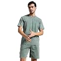 Vogaan Men39s Cotton Short Sleeve Tracksuit Summer