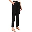 Vogaan Women39s Cotton Silk Pant Half-Elasticated