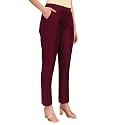 Vogaan Women39s Cotton Silk Pant Half-Elasticated