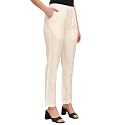 Vogaan Women39s Cotton Silk Pant Half-Elasticated
