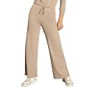 Vogaan Womens Cotton Blend Wide Leg Pants