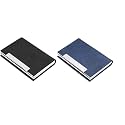 VOGARD Business Card Holder, Business Card Case Professional PU Leather & Stainless Steel Multi Card Case,Business Card Holder Wallet Credit Card ID Case/Holder for Men & Women