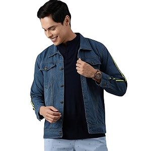 VOGATI Mens Denim Jacket