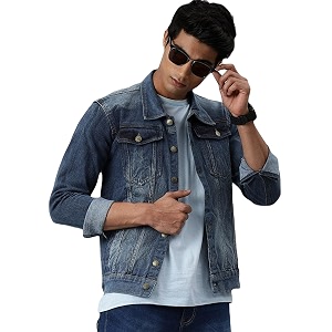 VOGATI Mens Denim Jacket