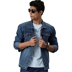 VOGATI Mens Denim Jacket
