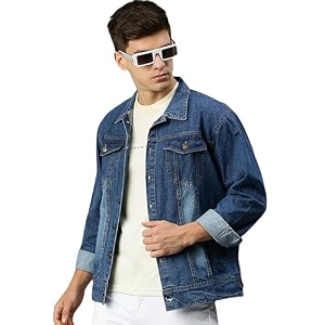 VOGATI Mens Denim Jacket