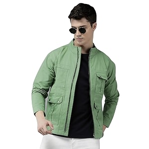 VOGATI Mens Denim Jacket
