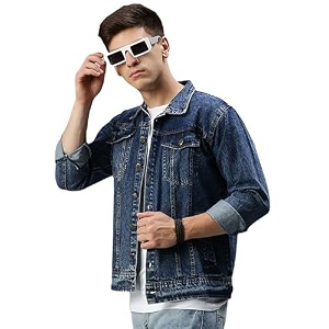 VOGATI Mens Denim Jacket