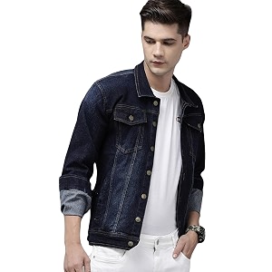 VOGATI Mens Denim Jacket