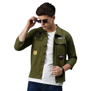 VOGATI Mens Denim Jacket