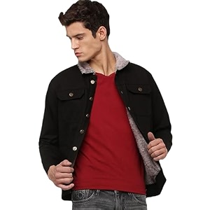 VOGATI Mens Denim Jacket