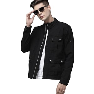 VOGATI Mens Denim Jacket