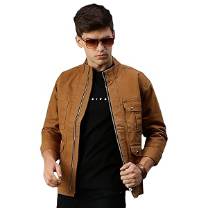 VOGATI Mens Denim Jacket
