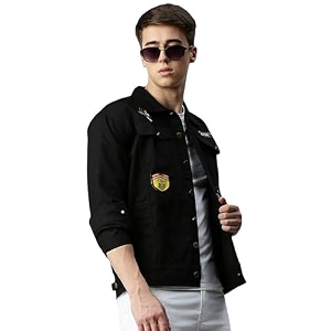 VOGATI Mens Denim Jacket