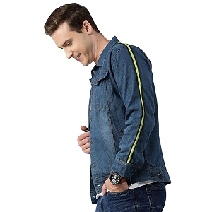 VOGATI Mens Denim Jacket
