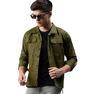 VOGATI Mens Denim Jacket