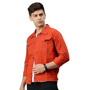 VOGATI Mens Denim Jacket