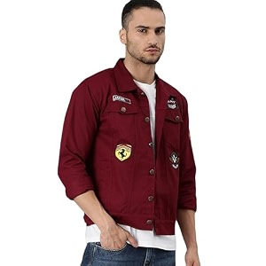 VOGATI Mens Denim Jacket
