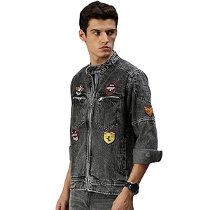 VOGATI Mens Denim Jacket