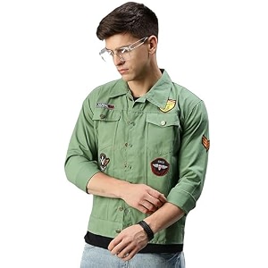 VOGATI Mens Denim Jacket
