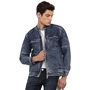 VOGATI Mens Denim Jacket