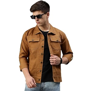 VOGATI Mens Denim Jacket