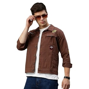 VOGATI Mens Denim Jacket