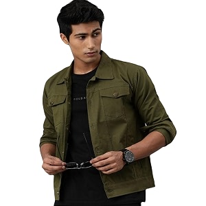 VOGATI Mens Denim Jacket