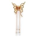 Vogue Hair Accessories Hair Clip Hair Claw Clutcher For Girls And Women - Gold (Vha_12)