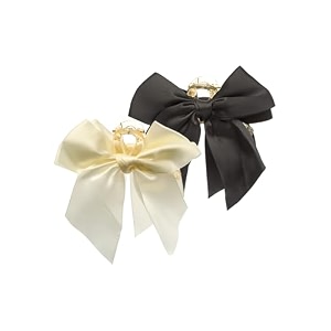 vogue hair accessories metal hair claw clip clutcher hair clip black and off white