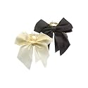 Vogue Hair Accessories Metal Hair Claw Clip Clutcher Hair Clip (Black and Off White)