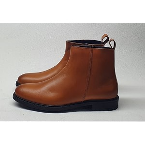 Voguish Mens Zip Leather Chelsea Boots
