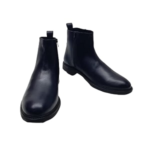 Voguish Mens Zip Leather Chelsea Boots